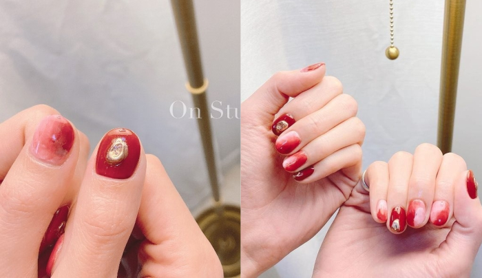 秋冬美甲_秋冬指甲_顯白秋冬美甲.